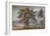 At Englefield Green, c18th century, (1924)-Paul Sandby-Framed Giclee Print