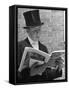 At Eton College, Lord Buckhurst, Son of Earl de La Warr Reading Punch-John Phillips-Framed Stretched Canvas