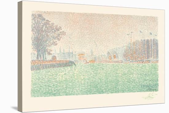 At Flushing-Paul Signac-Stretched Canvas