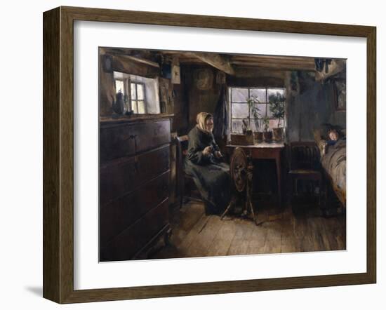 At Grandmothers, 1889-Nikolai Astrup-Framed Giclee Print