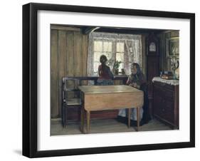 At Grandmothers, 1891-Johannes Flintoe-Framed Giclee Print