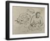 'At Home', 1936-Paul Gauguin-Framed Giclee Print