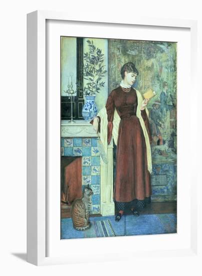 At Home: a Portrait, 1872-Walter Crane-Framed Giclee Print