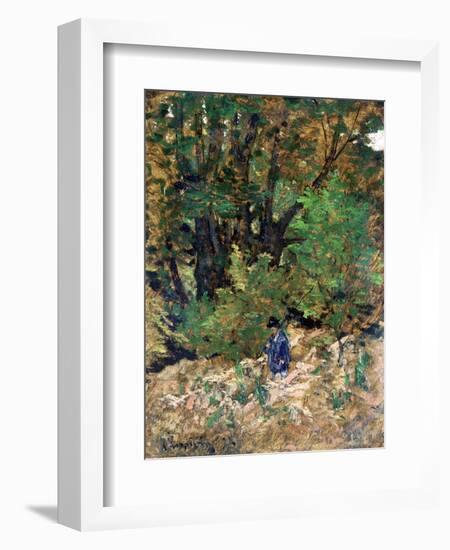 At Home in the Forest, C1880-Henri-Joseph Harpignies-Framed Giclee Print