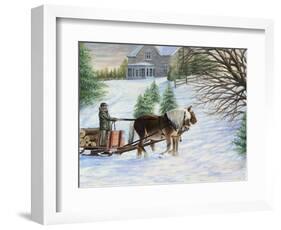 At Home on the Farm-Kevin Dodds-Framed Giclee Print