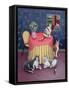 At Home-Jerzy Marek-Framed Stretched Canvas