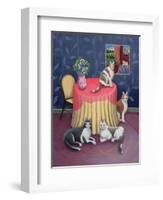 At Home-Jerzy Marek-Framed Giclee Print