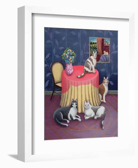 At Home-Jerzy Marek-Framed Giclee Print