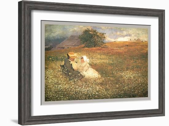 At Irvington-On-Hudson-Louis Comfort Tiffany-Framed Art Print