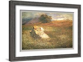 At Irvington-On-Hudson-Louis Comfort Tiffany-Framed Art Print