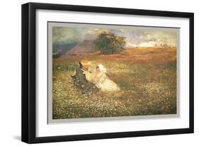 At Irvington-On-Hudson-Louis Comfort Tiffany-Framed Art Print