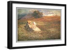 At Irvington-On-Hudson-Louis Comfort Tiffany-Framed Art Print