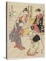 At Jo Etsu's Mansion, 1785-Torii Kiyonaga-Stretched Canvas