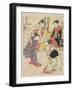 At Jo Etsu's Mansion, 1785-Torii Kiyonaga-Framed Giclee Print