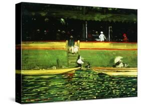 At Joinville-Robert Henri-Stretched Canvas