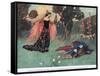 At Last She Remembered Her Dream-Warwick Goble-Framed Stretched Canvas