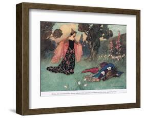 At Last She Remembered Her Dream-Warwick Goble-Framed Giclee Print