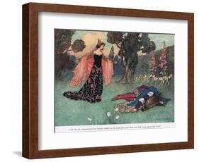 At Last She Remembered Her Dream-Warwick Goble-Framed Giclee Print