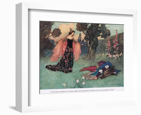 At Last She Remembered Her Dream-Warwick Goble-Framed Giclee Print