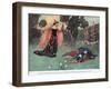 At Last She Remembered Her Dream-Warwick Goble-Framed Giclee Print