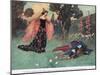 At Last She Remembered Her Dream-Warwick Goble-Mounted Giclee Print