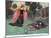At Last She Remembered Her Dream-Warwick Goble-Mounted Giclee Print