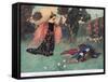 At Last She Remembered Her Dream-Warwick Goble-Framed Stretched Canvas