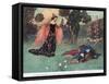 At Last She Remembered Her Dream-Warwick Goble-Framed Stretched Canvas