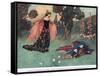 At Last She Remembered-Warwick Goble-Framed Stretched Canvas