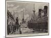 At Last, the Aurania Coming to Her Berth at Southampton-Charles Edward Dixon-Mounted Giclee Print