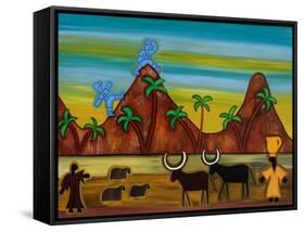 At last, the first signs of civilization,2003,-Cristina Rodriguez-Framed Stretched Canvas