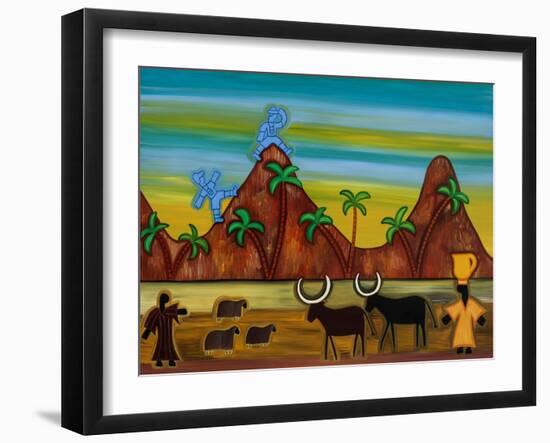 At last, the first signs of civilization,2003,-Cristina Rodriguez-Framed Giclee Print