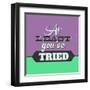 At Least You've Tried 1-Lorand Okos-Framed Art Print