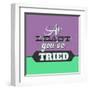 At Least You've Tried 1-Lorand Okos-Framed Art Print