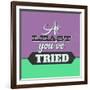 At Least You've Tried 1-Lorand Okos-Framed Art Print