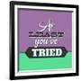 At Least You've Tried 1-Lorand Okos-Framed Art Print