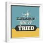 At Least You've Tried-Lorand Okos-Framed Art Print