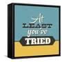 At Least You've Tried-Lorand Okos-Framed Stretched Canvas