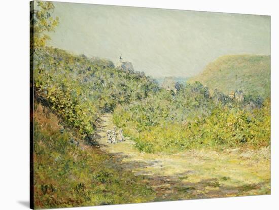 At Les Petites Dalles, 1884-Claude Monet-Stretched Canvas