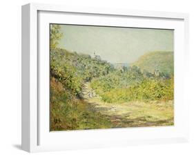 At Les Petites Dalles, 1884-Claude Monet-Framed Giclee Print