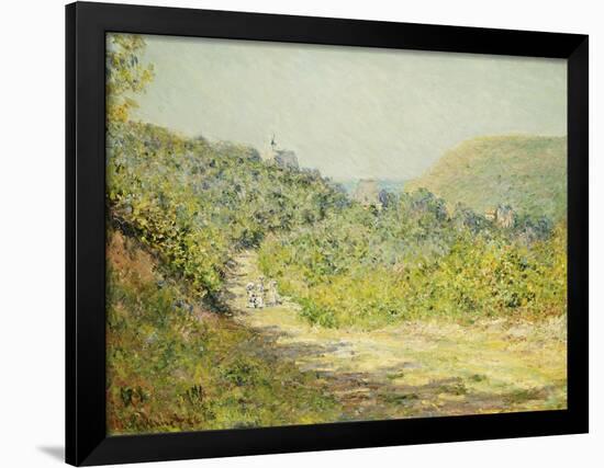 At Les Petites Dalles, 1884-Claude Monet-Framed Giclee Print