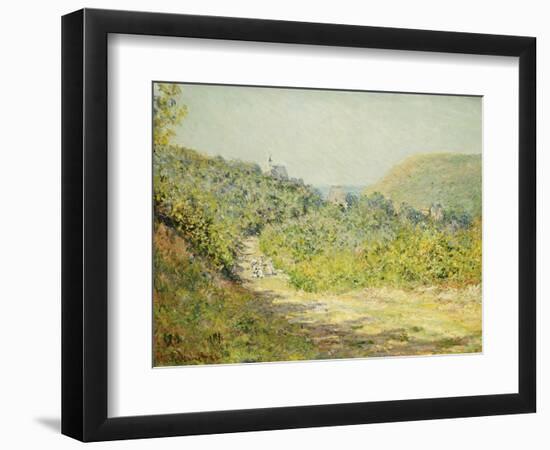 At Les Petites Dalles, 1884-Claude Monet-Framed Giclee Print