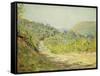 At Les Petites Dalles, 1884-Claude Monet-Framed Stretched Canvas