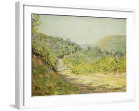 At Les Petites Dalles, 1884-Claude Monet-Framed Giclee Print