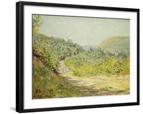 At Les Petites Dalles, 1884-Claude Monet-Framed Giclee Print