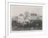 At Lexington Massachusetts Minutemen Resist British Marching to Seize Stores at Concord-Alonzo Chappel-Framed Photographic Print