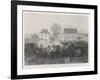 At Lexington Massachusetts Minutemen Resist British Marching to Seize Stores at Concord-Alonzo Chappel-Framed Photographic Print