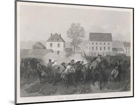 At Lexington Massachusetts Minutemen Resist British Marching to Seize Stores at Concord-Alonzo Chappel-Mounted Photographic Print