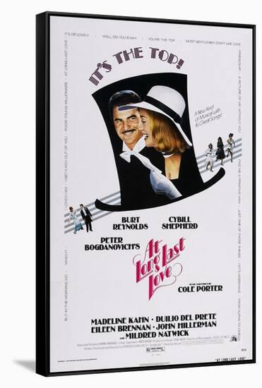 At Long Last Love, Burt Reynolds, Cybill Shepherd, 1975-null-Framed Stretched Canvas