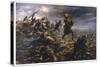 At Loos Piper Laidlaw Rouses His Colleagues Suffering the Effects of a Gas Attack-W.s. Bagdatopulos-Stretched Canvas